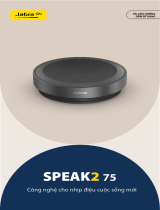 Jabra Speak2 75 MS Teams - Link 380c, Dark Grey Používateľská príručka