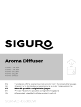 SIGURO SGR-AD-C600LW Aroma Diff Používateľská príručka