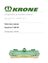 Krone BA EasyCut F 280 M Návod na používanie