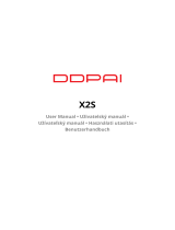ddpai X2S Pro Dual Channel Dashcam Používateľská príručka