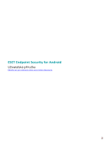 ESET Endpoint Security for Android 3.x Google Play download Návod na obsluhu