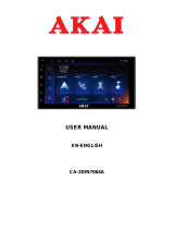 Akai CA-2DIN7064A Car Receiver Soundstar Používateľská príručka