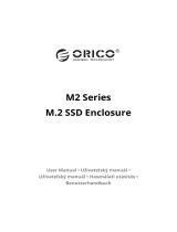 ORICO M2 Series M.2 SSD Enclosure Používateľská príručka