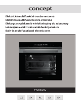 Concept ETV8960bc Built In Multifunctional Electric Oven Používateľská príručka