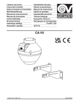 Vortice CA V0 Axial Centrifugal Aspirator for Air Expulsion Návod na používanie