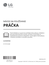 LG F171P1CY2W Užívateľská príručka