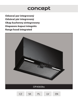 Concept OPI4060bc Range hood integrated Používateľská príručka