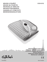 Gallet CCH 012 Electric Heating Pad Používateľská príručka