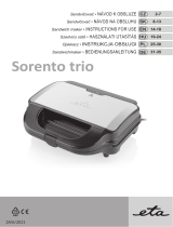 eta 1151 Sorento Trio Sandwich Maker Používateľská príručka