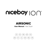 Niceboy AIRSONIC Hair Dryer Používateľská príručka