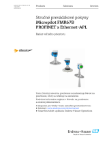 Endres+Hauser KA Micropilot FMR67B PROFINET Short Instruction