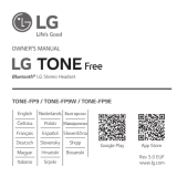 LG TONE-FP9W Používateľská príručka