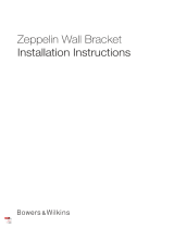 Bowers Wilkins 749ZPWLBKT Zeppelin Wall Bracket Používateľská príručka