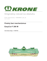 Krone BA EasyCut F 280 M Návod na používanie