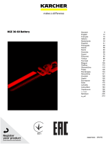 Kärcher HGE 36-60 Battery Set Používateľská príručka