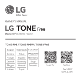 LG TONE-FP8 Používateľská príručka