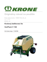 Krone BA VariPack V 165 (RP201-10) Návod na používanie