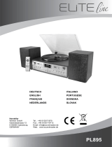 Soundmaster PL895 Elite Line Wooden Retro Vinyl Records Player Používateľská príručka