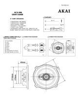 Akai ACS-506 5 Inch 3 Way Speakers Používateľská príručka