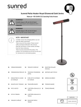 SunRed Standheizstrahler Dark Standing Black 2500 Watt Návod na používanie