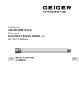 GEIGER SLIM.TECline Spindle Návod na používanie