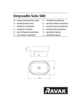 RAVAK Umyvadlo Solo 580 Washbasin Používateľská príručka
