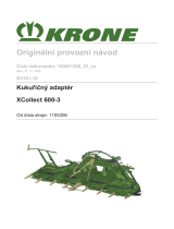 Krone BA XCollect 600-3 (BV301-10) Návod na používanie