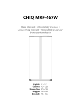 CHiQ MRF-467W Refrigerator Používateľská príručka