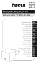 Hama 00086402 20W USB C Charger Používateľská príručka