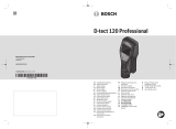 Bosch D-tect 120 Professional Wall Scanner Detector Používateľská príručka