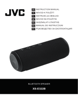 JVC XS-E322B Bluetooth Speaker Používateľská príručka