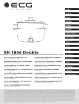 ECG EH 1886 Double Electric Pot Používateľská príručka