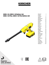 K RCHER 13282300 KHB 4-18 Plus Battery Set Používateľská príručka