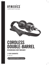 HoMedics SP-180J-EU2 Cordless Double-Barrel Rechargeable Body Massager Používateľská príručka