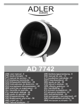 Adler AD 7742 Ceramic Fan Heater Používateľská príručka