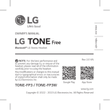 LG TONE-FP3 Používateľská príručka