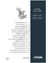Simplicity STIGA SNOW FLAKE AND POWER, DUAL STAGE SNOWTHROWER Používateľská príručka