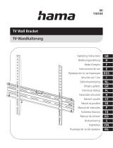 Hama 00118104 TV Wall Bracket Používateľská príručka