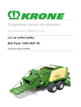 Krone BA BiG Pack 1290 HDP XC Návod na používanie