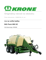 Krone BA BiG Pack 890 XC Návod na používanie