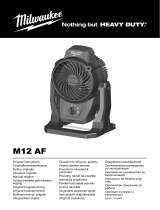 Milwaukee M12 AF-0 Mobile Fan Používateľská príručka