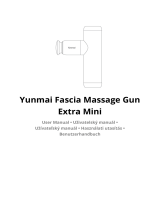 Yunmai Fascia Massage Gun Extra Mini Používateľská príručka