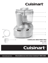 Cuisinart RMC100E Food Processor Používateľská príručka