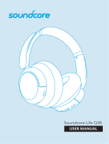 Soundcore Life Q30 Hybrid Active Noise Cancelling Headphones Používateľská príručka