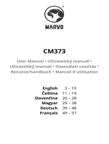 Marvo CM373 Honeycomb Keyboard and Mouse Používateľská príručka