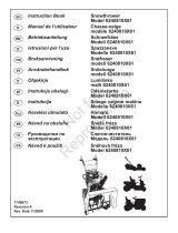 Simplicity EU MURRAY ULTRA SNOWTHROWER 6240810X61 (1695362) Používateľská príručka