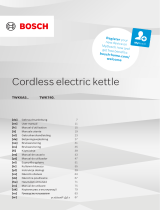 Bosch TWK6A5 Cordless Electric Kettle Používateľská príručka