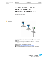 Endres+Hauser KA Micropilot FMR67B PROFINET Short Instruction