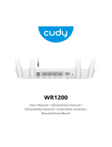 Cudy WR1200 AC1200 Dual Band Wi-Fi Router Používateľská príručka