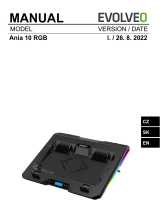 Evolveo Ania 10 RGB Adjustable Laptop Stand Používateľská príručka